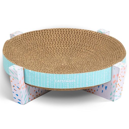 Catstages Scratch, Snuggle & Rest Corrugated Cat Scratcher With Catnip (packaging may vary)