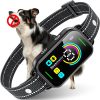 DINJOO Bark Collar, Dog Bark Collar for Large Medium Small Dogs,Smart Bark Collar,Rechargeable Anti Barking Training Collar with 8 Adjustable Sensitivity,Bark Shock Collar with...