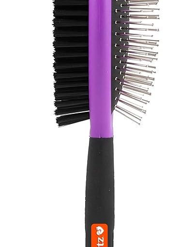 Hartz Groomer's Best Combo Dog Brush, Multi-Colored