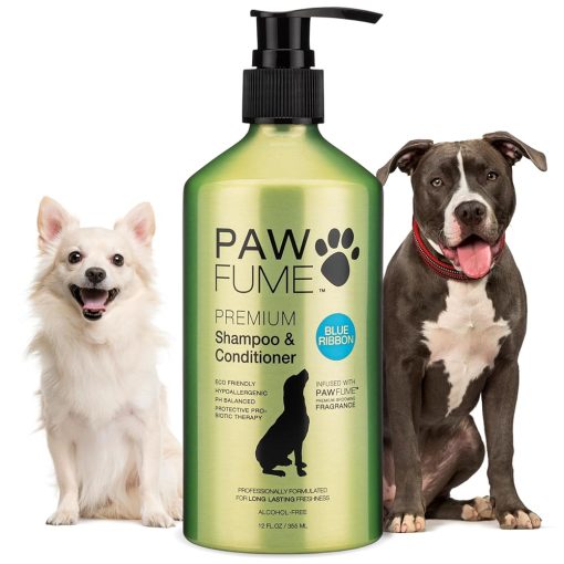 Pawfume Dog Shampoo and Conditioner – Hypoallergenic Dog Shampoo for Smelly Dogs – Best Dog Shampoos & Conditioners – Probiotic Pet Shampoo for Dogs – Best Dog Shampoo for...