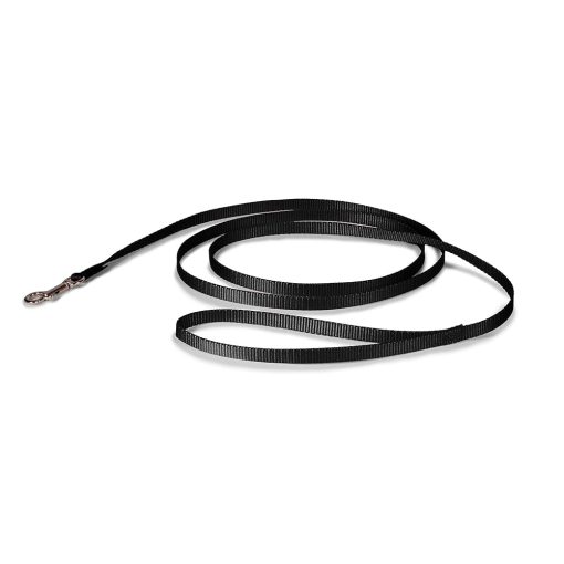 PetSafe Nylon Dog Leash – Strong, Durable, Traditional Style Leash with Easy to Use Bolt Snap for Small, Medium and Large Dogs – 3/8" x 6', Black