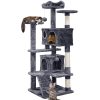 Yaheetech 54in Cat Tree Tower Condo Furniture Scratch Post for Kittens Pet House Play